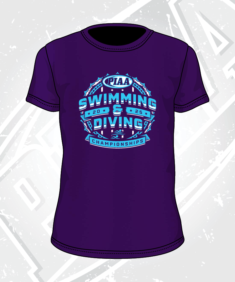 PIAA 2025 Swimming & Diving State Championships Dri Fit Tees - Image 2